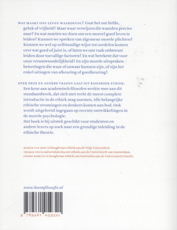 Basisboek ethiekbackcover