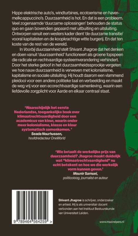 Voorbij duurzaamheidbackcover