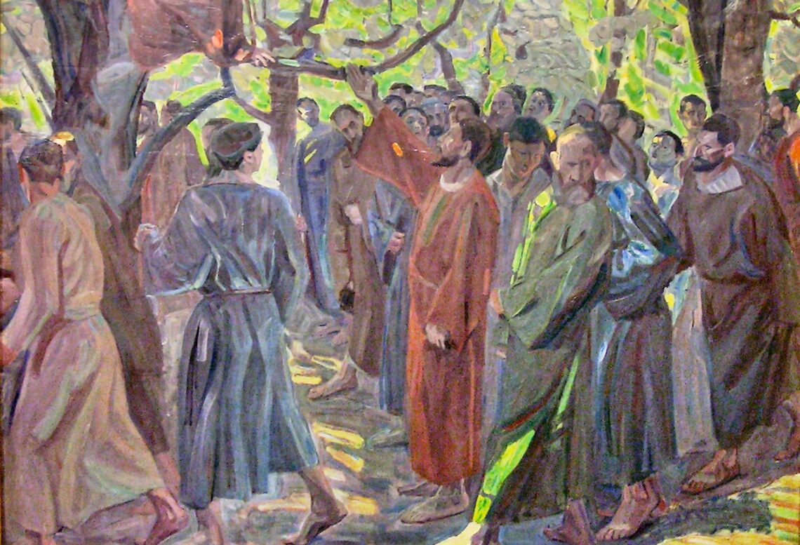 Schilderij Niels Larsen Stevns, 'Zacheüs'