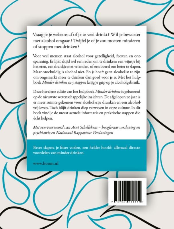 Minder drinken in 5 stappenbackcover