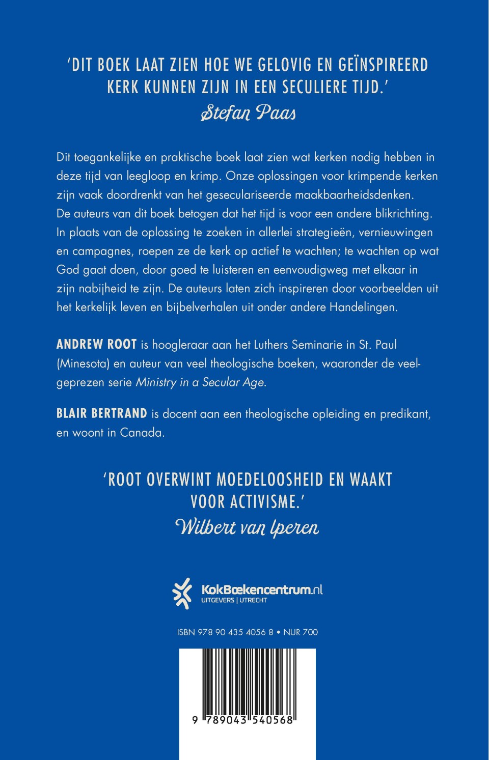 Wachten op Godbackcover