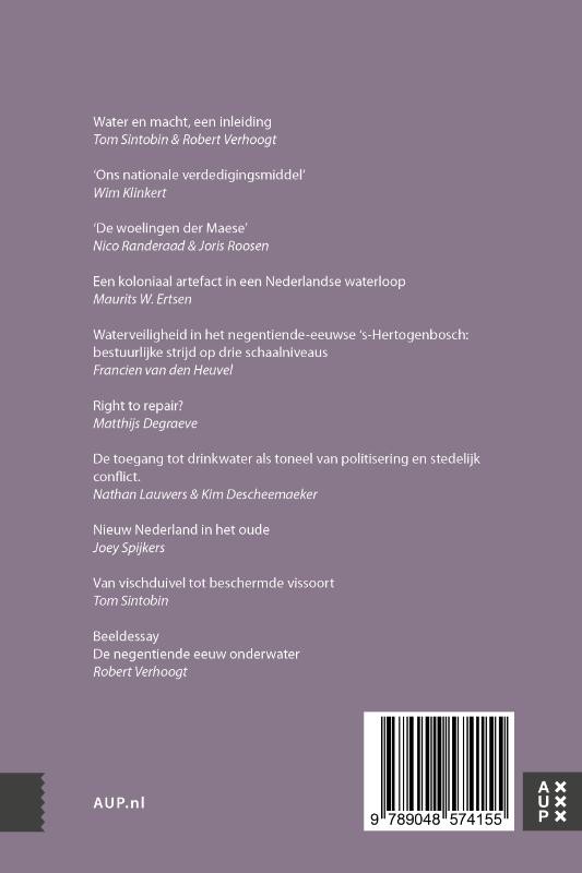 Water en machtbackcover