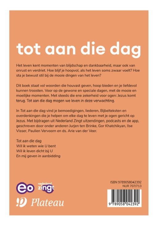 Tot aan die dagbackcover