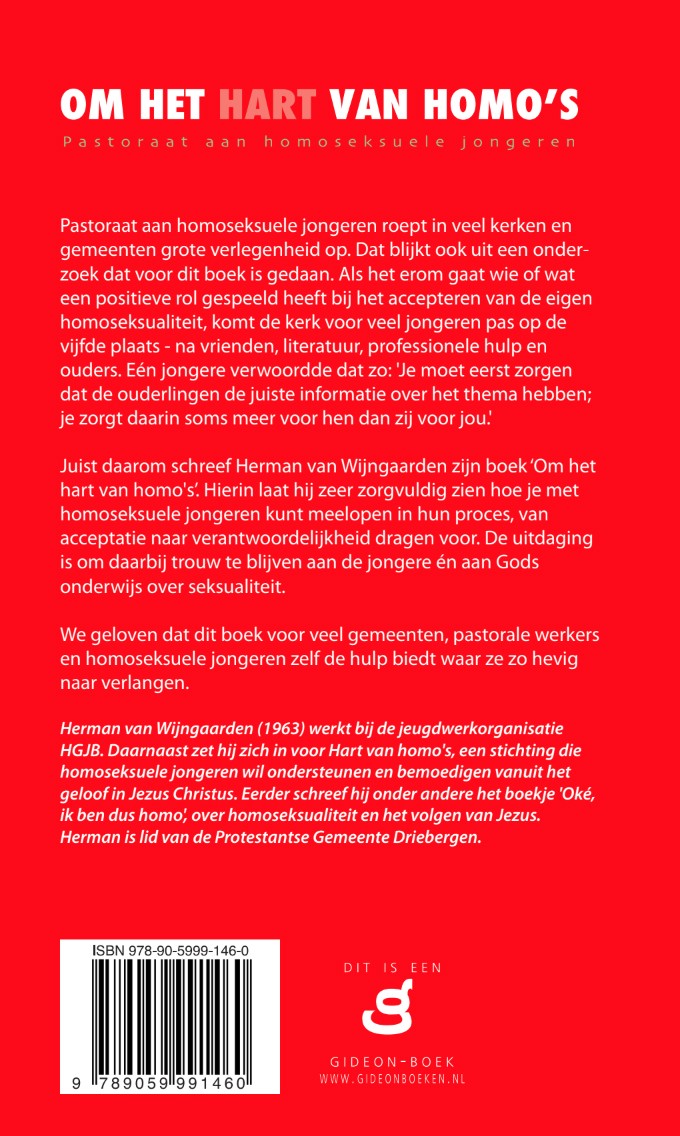 Om het hart van homo’sbackcover