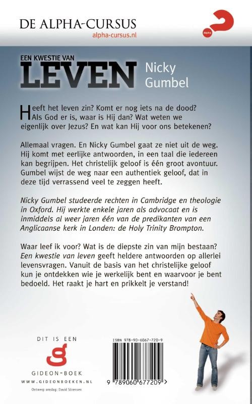 Een kwestie van levenbackcover