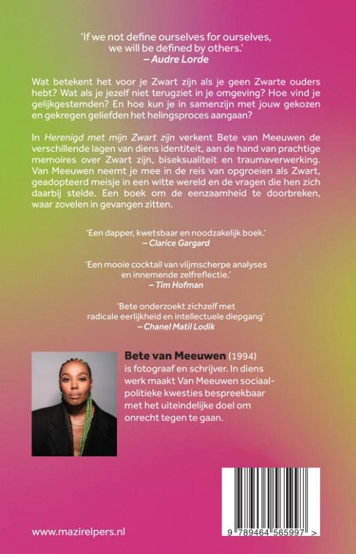 Herenigd met mijn Zwart zijnbackcover