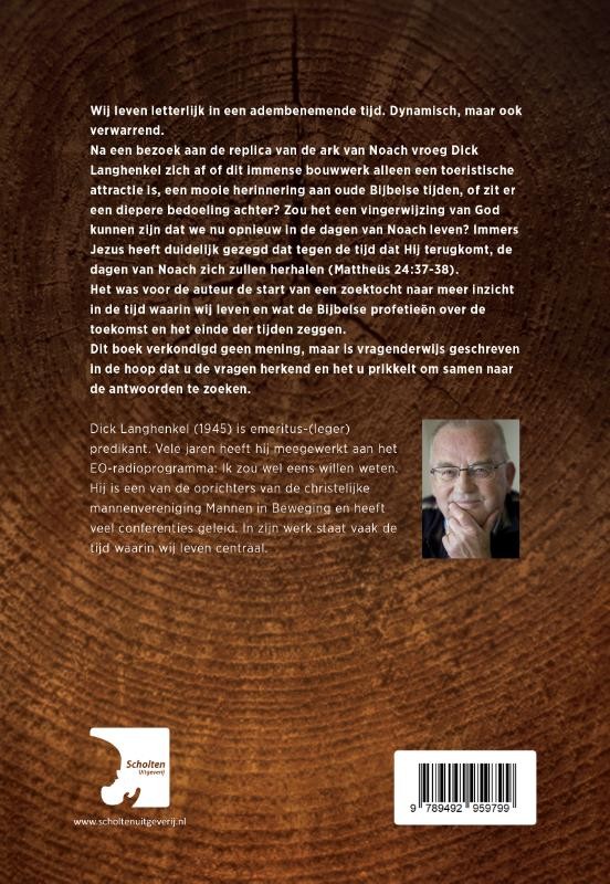Leven wij in de dagen van Noach?backcover
