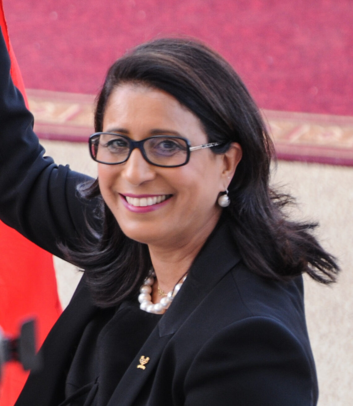 Voormalig topatlete Nawal El-Moutawakel in Tunis