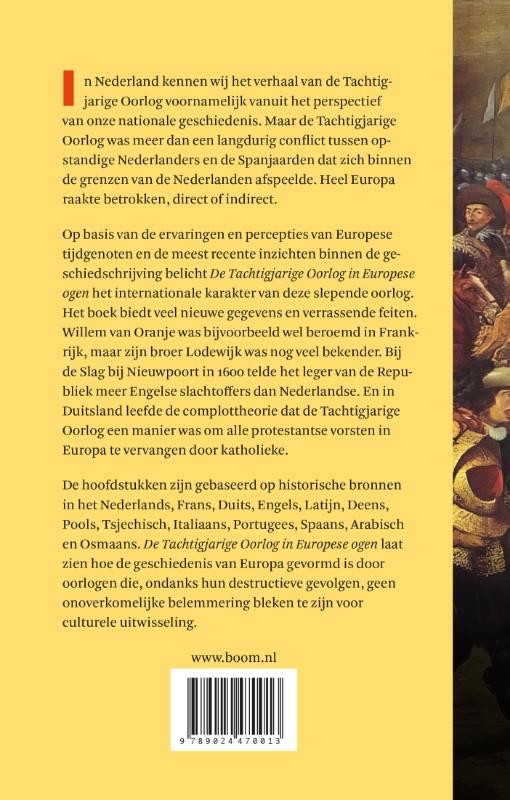 De Tachtigjarige Oorlog in Europese ogenbackcover