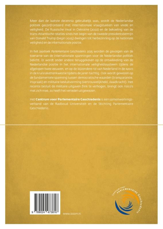 Parlement en politiek in tijden van oorlogbackcover