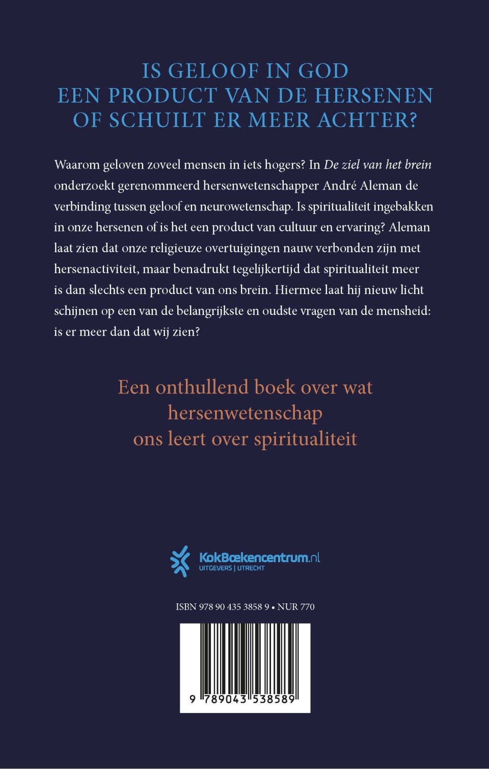 De ziel van het breinbackcover
