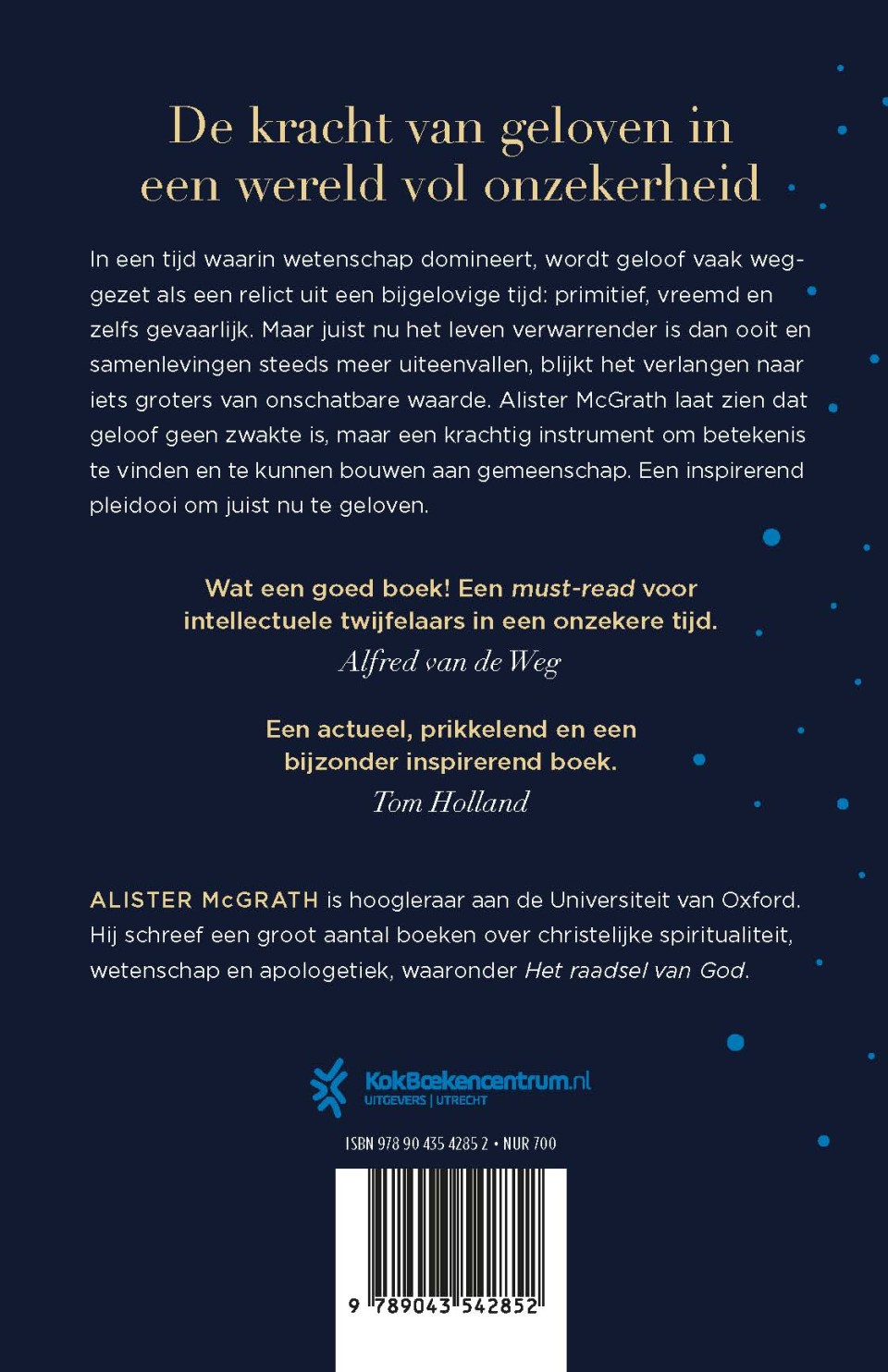 Waarom nu nog geloven?backcover