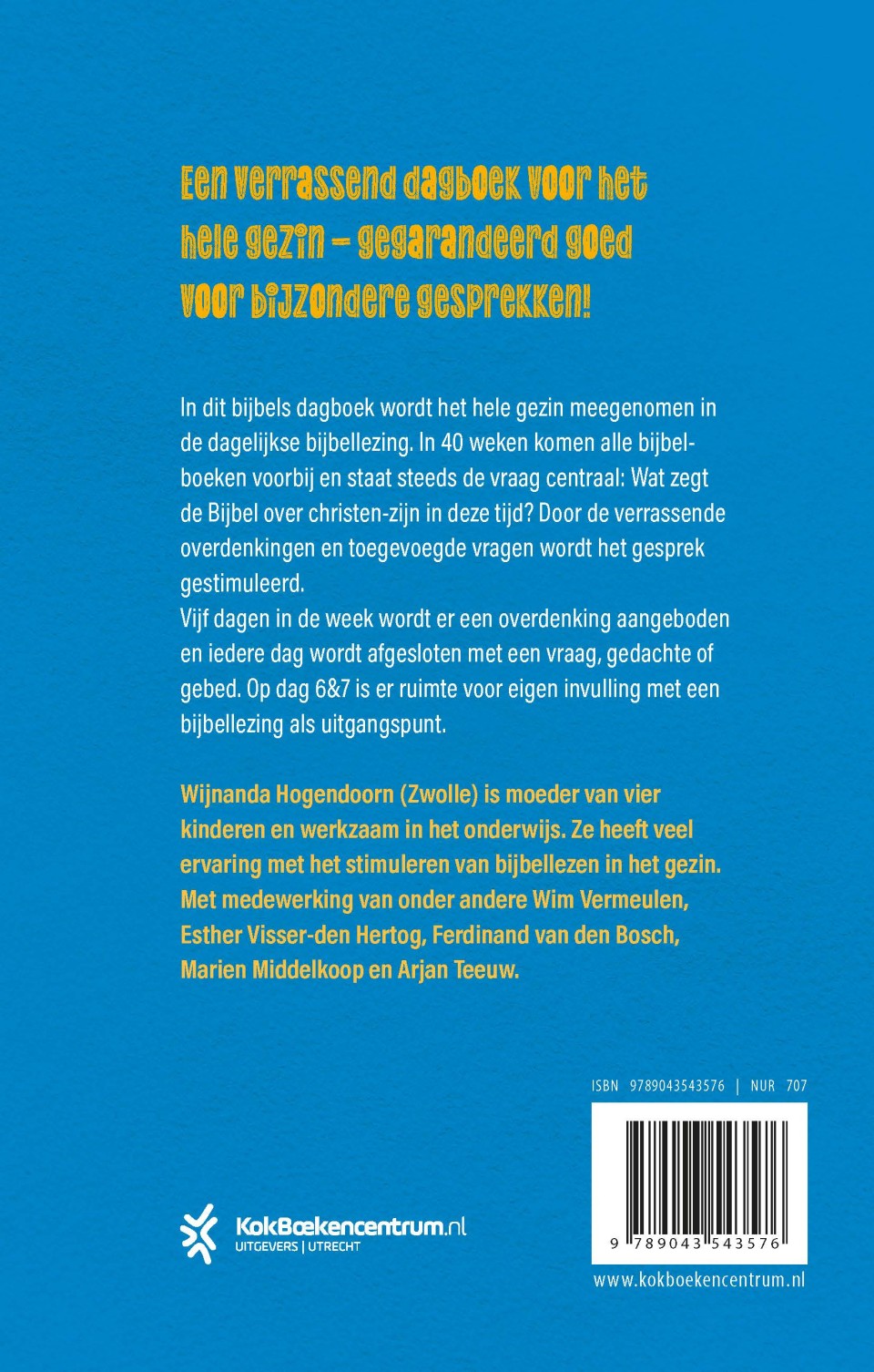 Samen de hele Bijbel doorbackcover