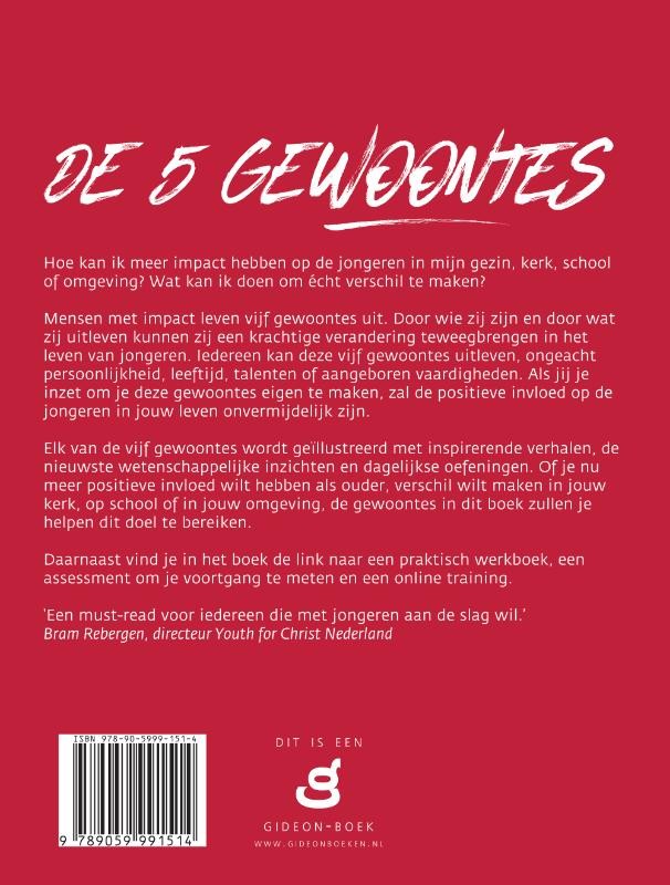De vijf gewoontesbackcover