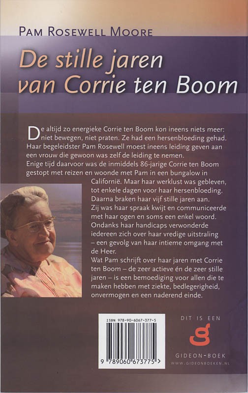 De stille jaren van Corrie ten Boombackcover
