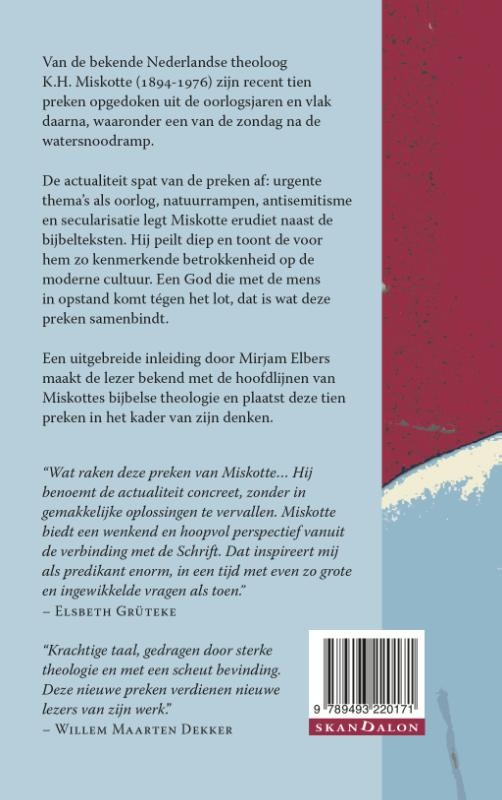 Te midden van het tumultbackcover
