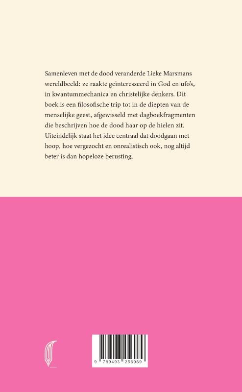 Op een andere planeet kunnen ze me reddenbackcover