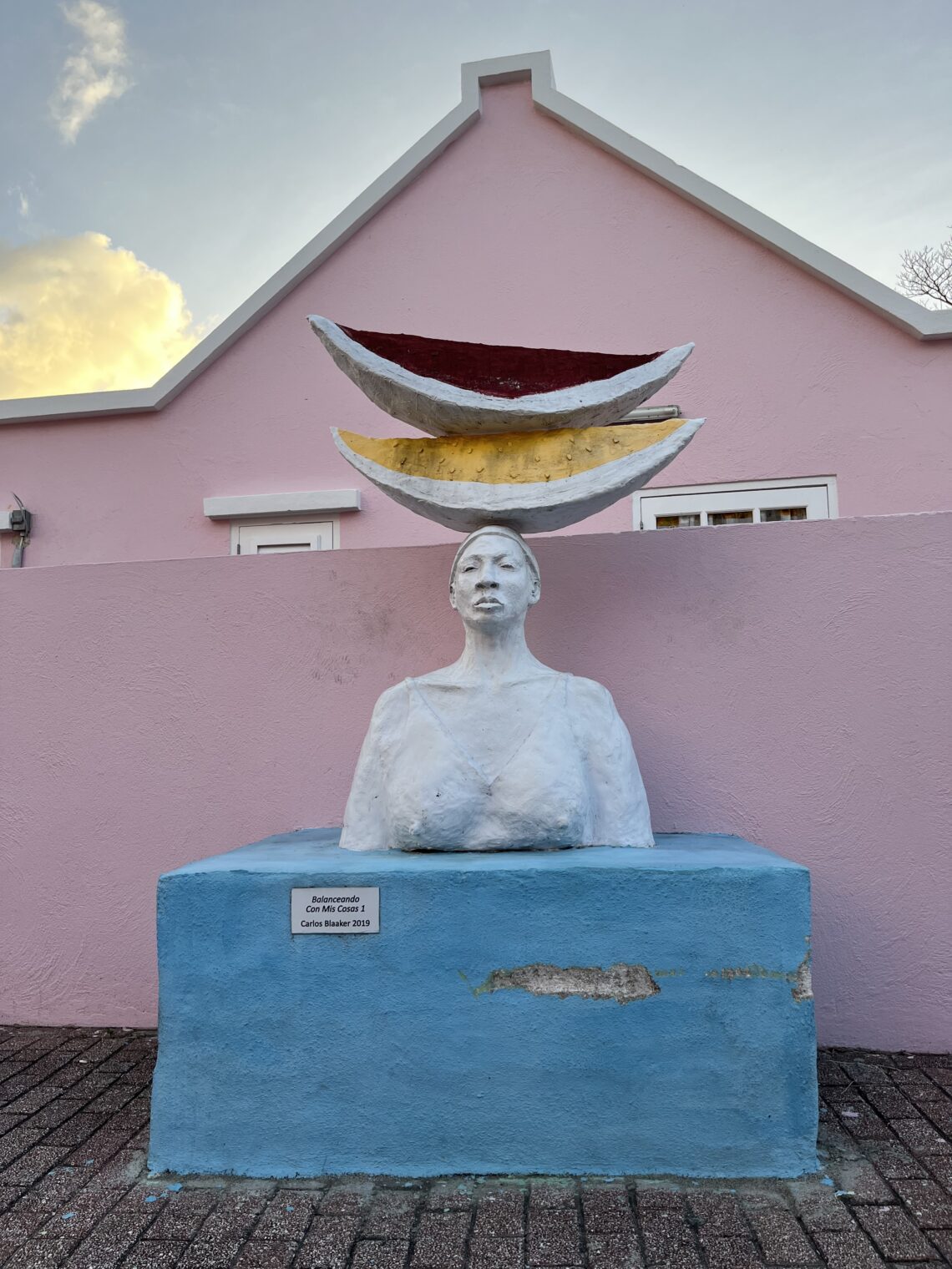 Beeld van een persoon op Curaçao