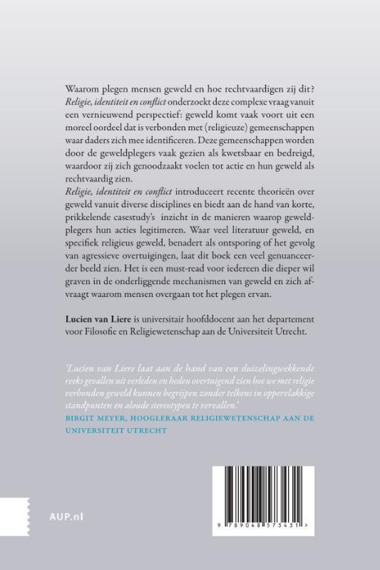 Religie, identiteit en conflictbackcover