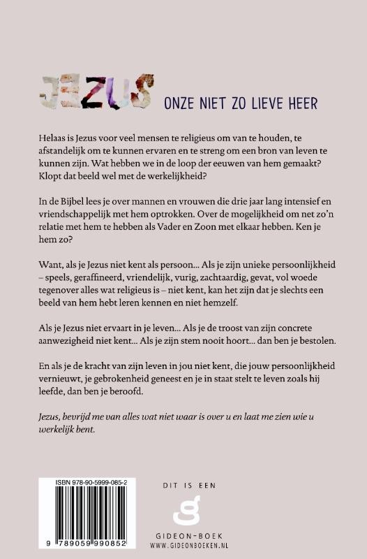 Jezus onze niet zo lieve Heerbackcover