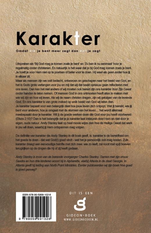 Karakterbackcover