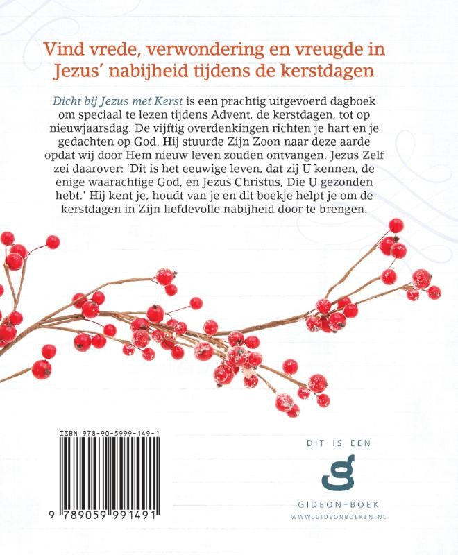 Dicht bij Jezus met Kerstbackcover