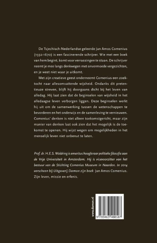 De pansofie van Comeniusbackcover