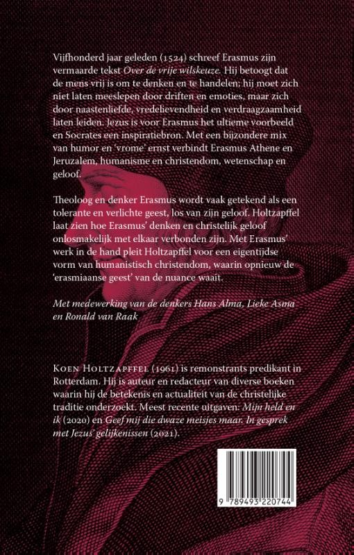 Erasmus en de vrije wilbackcover