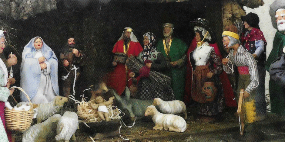 Uit verzameling Ans Juch, samengesteld met o.a. Santonpoppen