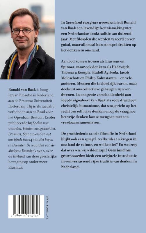 Geen land van grote woordenbackcover