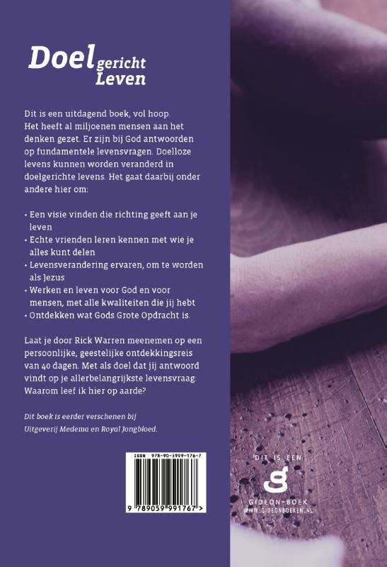 Doelgericht levenbackcover