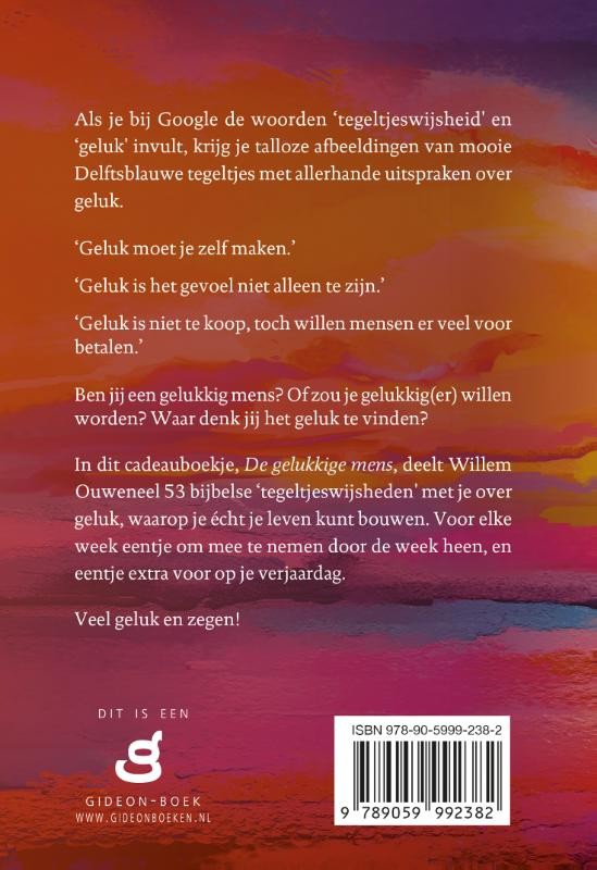 De Gelukkige mensbackcover