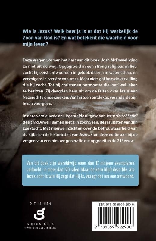 Jezus feit of fictiebackcover