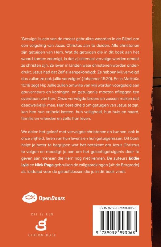 Getuigen van Jezusbackcover