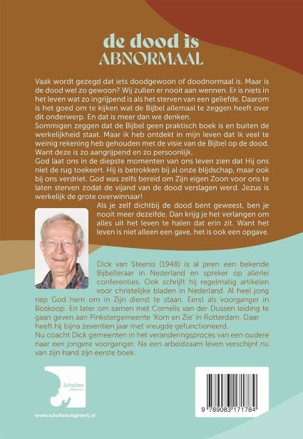 De dood is abnormaalbackcover