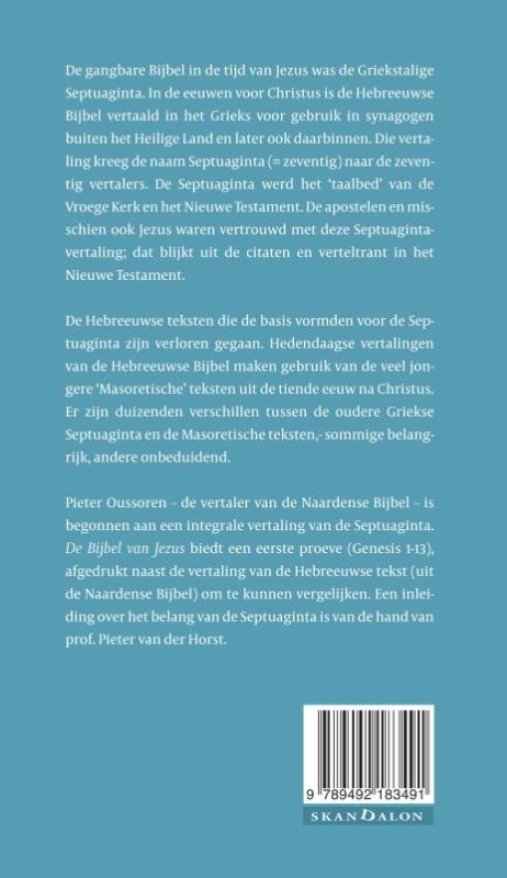 De Bijbel van Jezusbackcover
