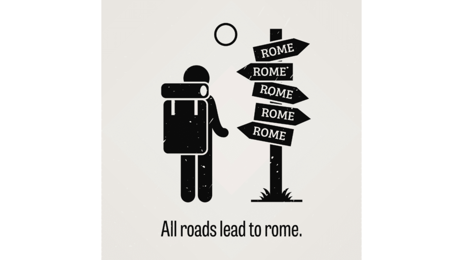 All roads lead to Rome