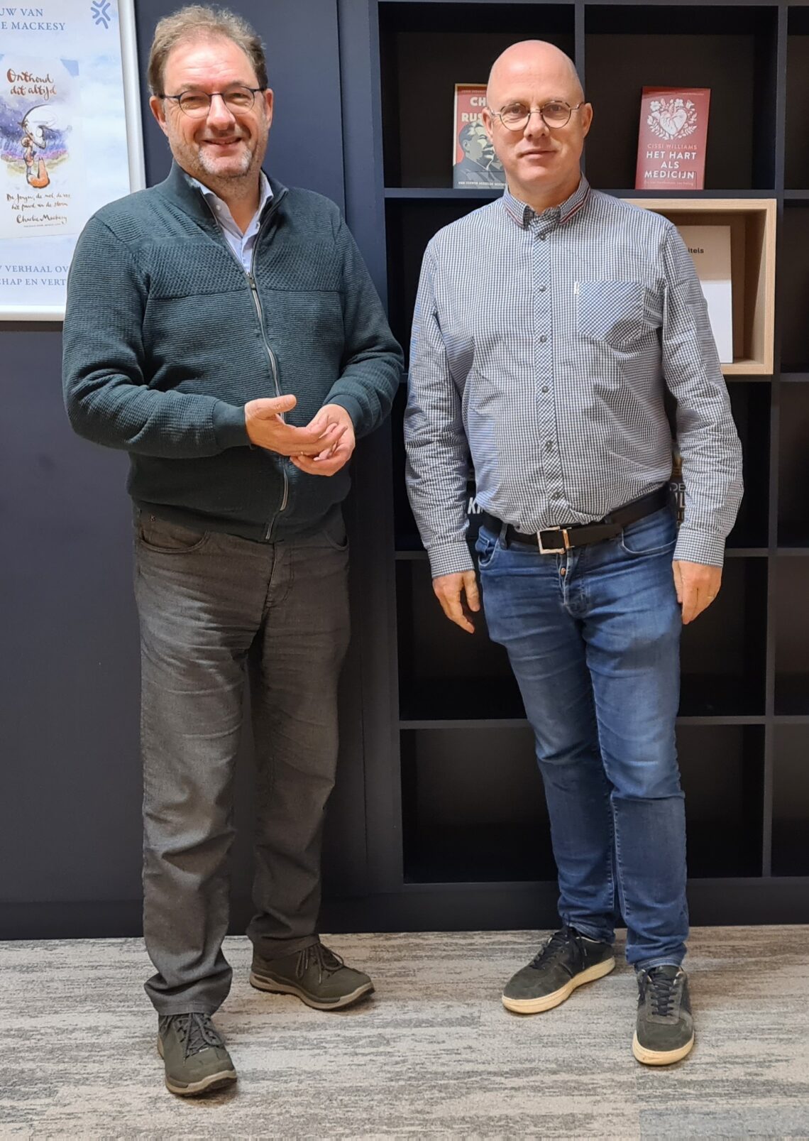 Arie Kok en Tom Mikkers