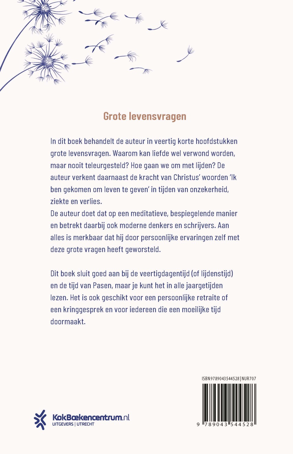 Liefde, lijden, levenbackcover