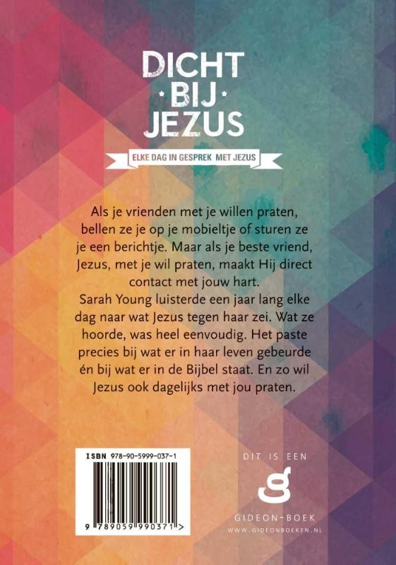 Dicht bij Jezus voor jonge tienersbackcover