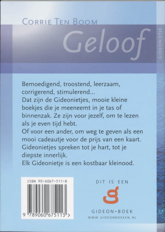 Geloofbackcover