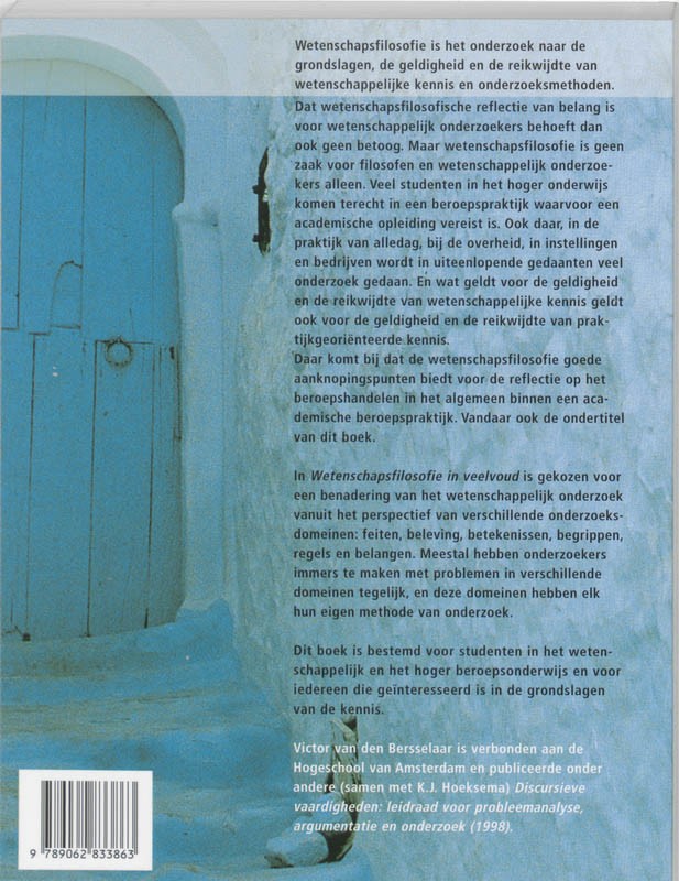 Wetenschapsfilosofie in veelvoudbackcover
