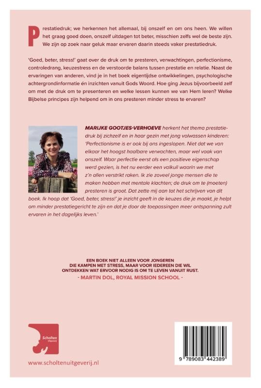Goed, beter, Stress!backcover