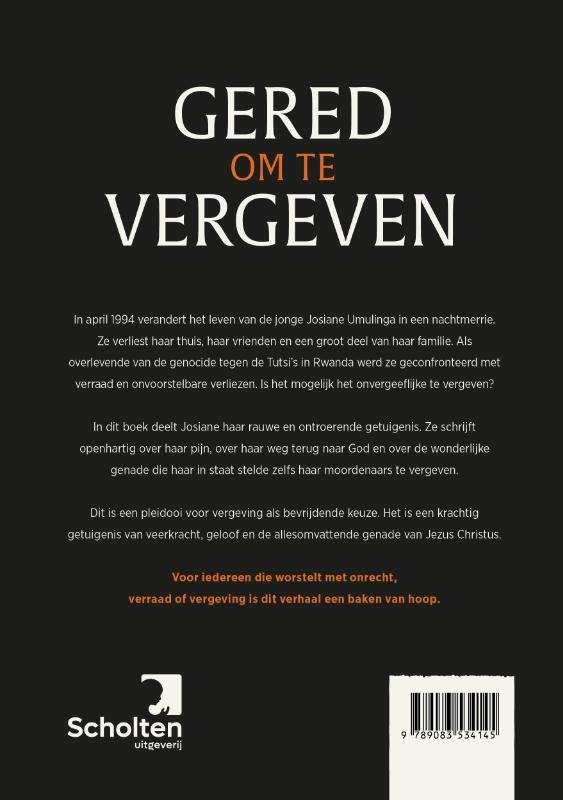 Gered om te vergevenbackcover