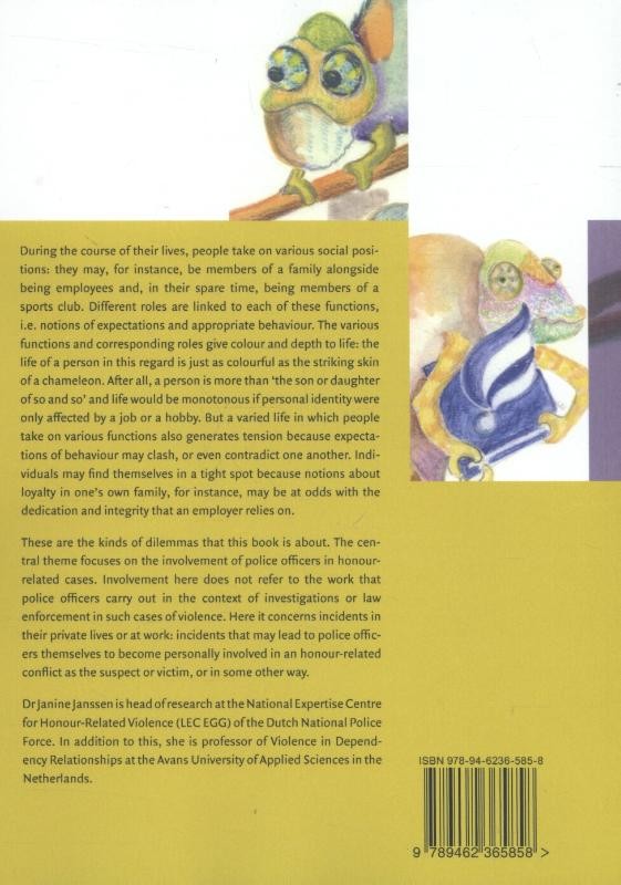 The colours of the chameleonbackcover