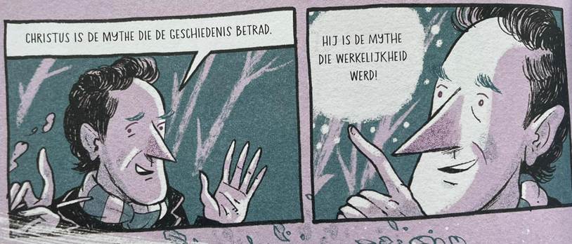 Tolkien tijdens het gesprek in Addisonās Walk.