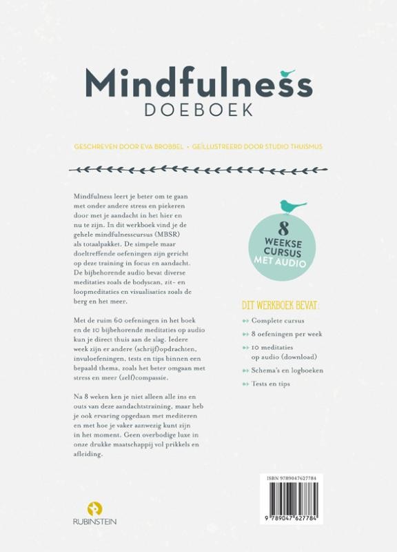 Mindfulness doeboekbackcover