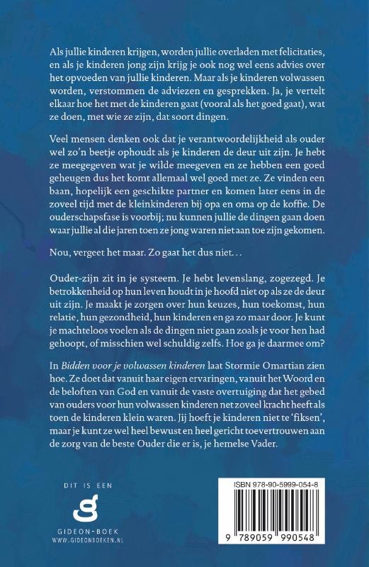 Bidden voor je volwassen kinderenbackcover