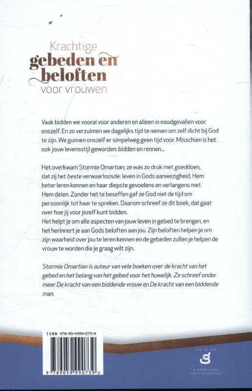Krachtige gebeden en beloften voor vrouwenbackcover