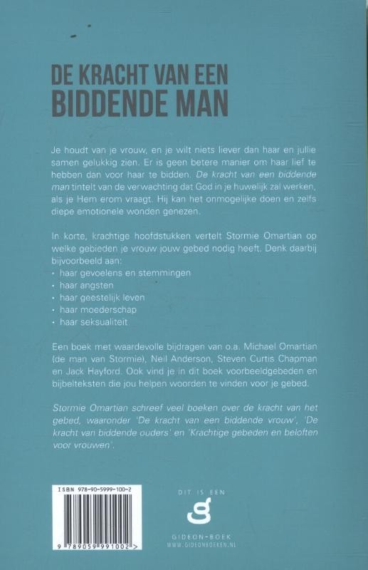 De kracht van een biddende manbackcover